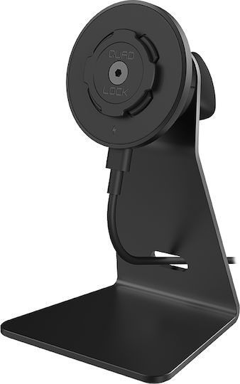 Quad Lock Wireless Charging Head For Car/Desk Βάση Κινητού Αυτοκινήτου με Μαγνήτη MagSafe Μαύρη
