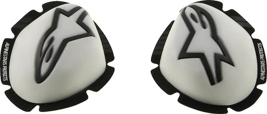 Alpinestars Gp Tech Дамски Протектори За Мотоциклетист Наколенки Бял Цвят