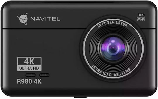 Navitel R980 Κάμερα DVR Αυτοκινήτου 4K με Οθόνη 3" Wi-Fi, GPS