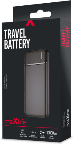 Maxlife MXPB-07 Power Bank 20000mAh Μαύρο