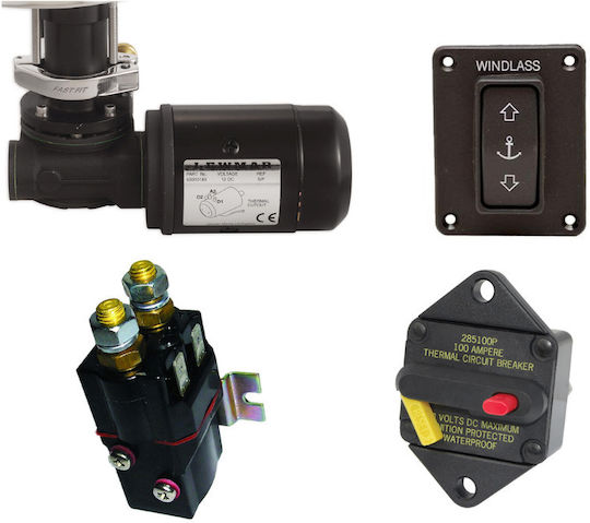 V3 Schnellbefestigung Nur Fast Fit 12V Kette 8mm Din 766/ISO 4565 Kit