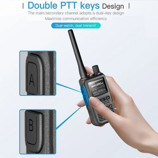 Baofeng UV-5R EU MINI Wireless Transceiver UHF/VHF 5W with Color Screen In Green Color