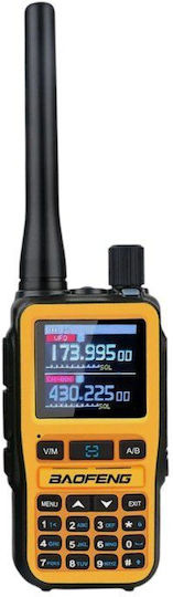 Baofeng UV-5R EU MINI Wireless Transceiver UHF/VHF 5W with Color Screen In Orange Color