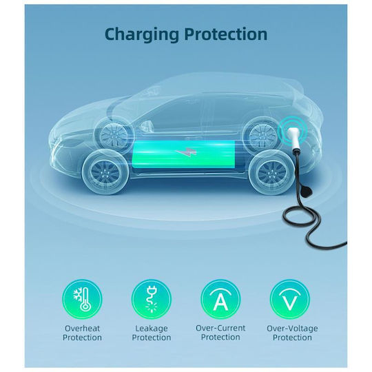 Vehicle Electric Car Charging Station Cable 1m Type 2 - Type 2 052516