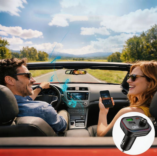 Tech-Protect FM Transmitter Car with Bluetooth