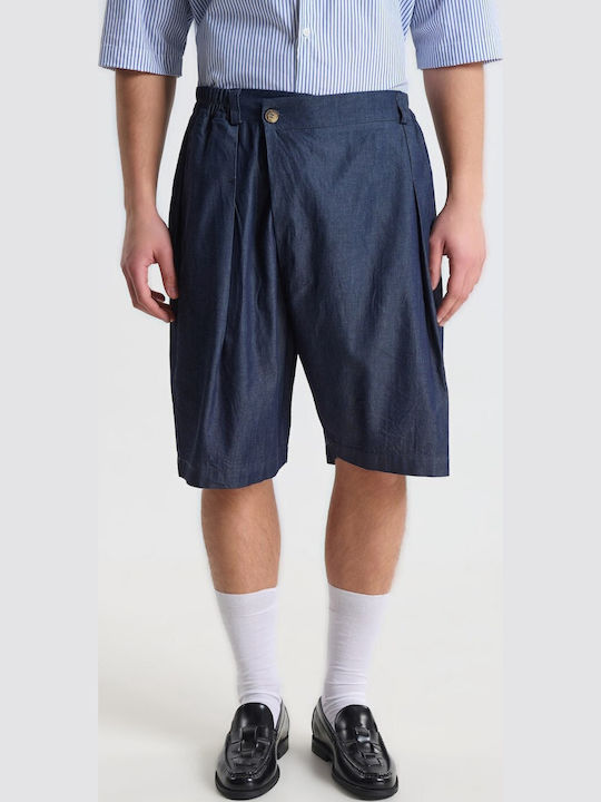 Men's Shorts Set Denim Navy Blue