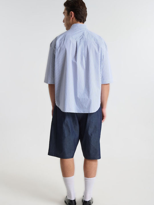 Men's Shorts Set Denim Navy Blue