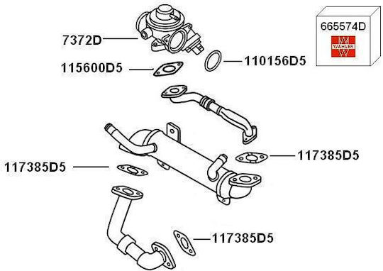 Borgwarner Egr Valve 7372d