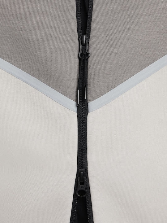 Tech Fleece Ζακέτα με Κουκούλα Γκρι