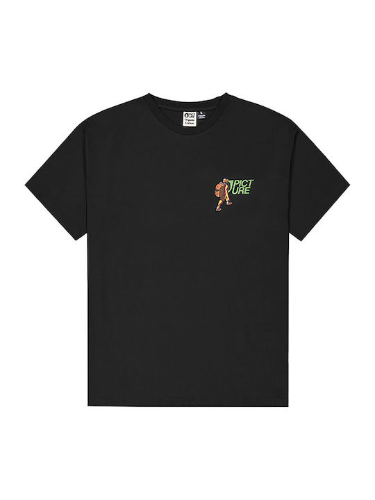 T-shirt Μαύρο