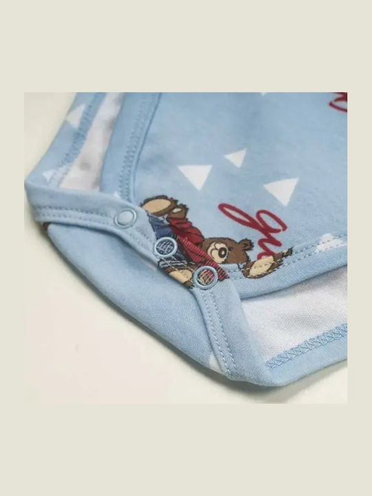 Guess Set Bodysuit with Pants Light Blue