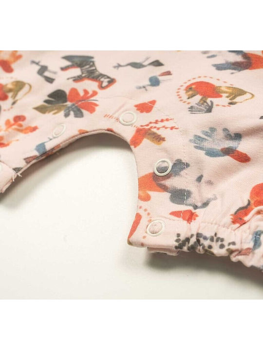 Evita Babystrampler Kurzärmelig mit Zubehör Salmon