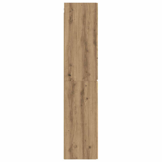 vidaXL Bathroom Cabinet 33x34.5x160cm Oak