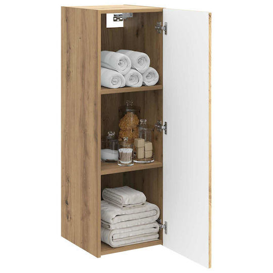 vidaXL Ντουλάπι Μπάνιου 33x34.5x100cm Δρυς
