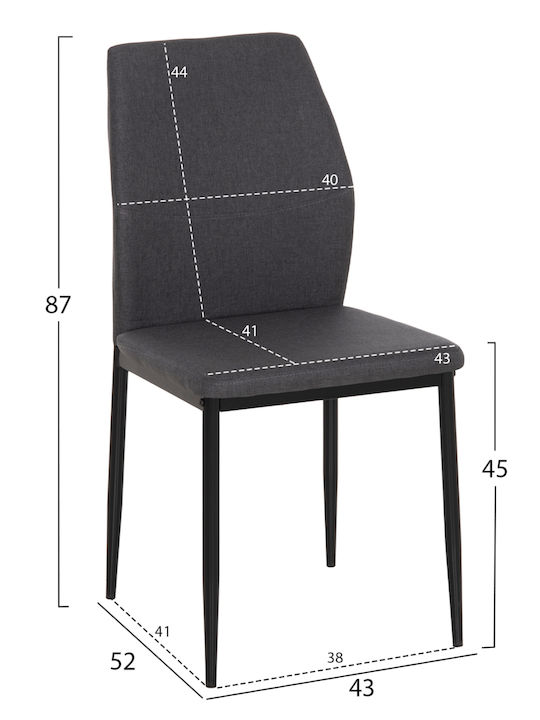 Esszimmermöbel-Set Raven Mit 4 Stücken 140x80cm