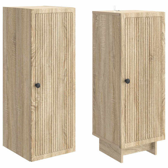 vidaXL Bathroom Floor Column Cabinet L34.5xW33xH90cm Sonoma