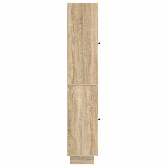 vidaXL Bathroom Floor Column Cabinet L34.5xW33xH90cm Sonoma