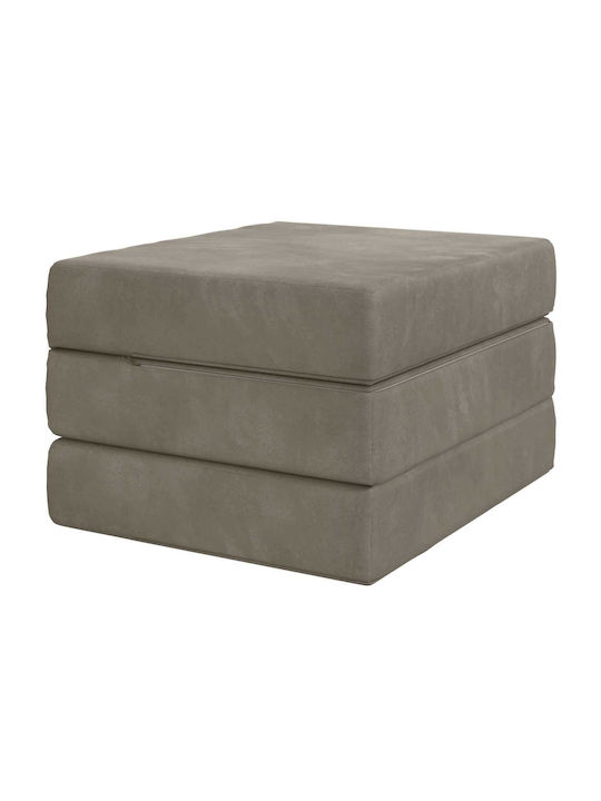 vidaXL Sessel Klappbett Hellgrau 75x67x45cm