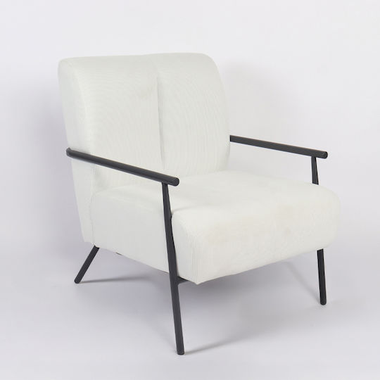Kioto Armchair Bed 64x76x81cm Off White