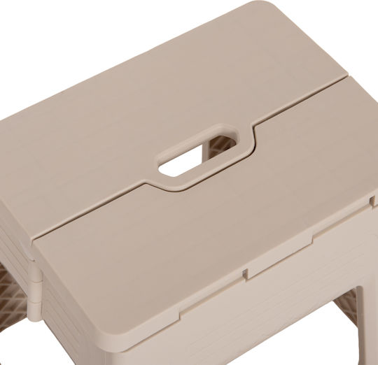Outdoor Polypropylene Stool Solis Cream