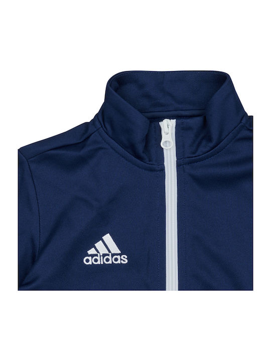 Kinder-Sweatshirt Strickjacke mit Taschen Marineblau Entrada 22