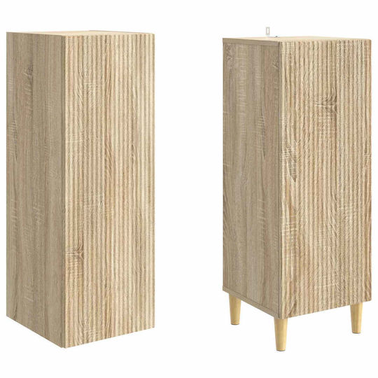 vidaXL Bathroom Floor Column Cabinet 33x34.5x90 cm Brown
