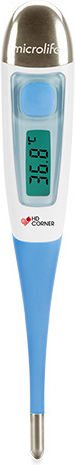 Microlife HD Corner MT 410 Digital Armpit Thermometer Suitable for Babies Light Blue
