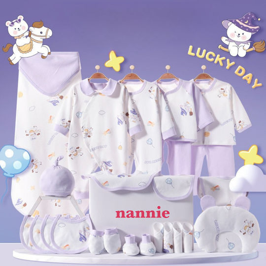 Nannie Newborn Baby Clothes Gift Set 25 Pieces