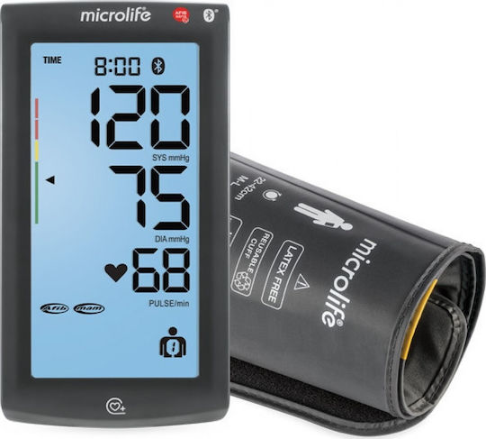 Microlife HD Corner BP A7 Touch BT Electronic Arm Blood Pressure Monitor Accuracy with Arrhythmia Detection & Bluetooth
