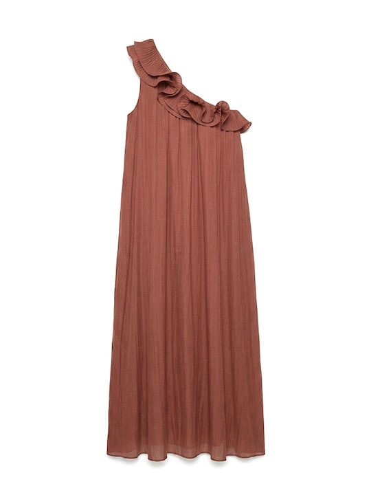 Summer Maxi Dress for Wedding Christening Burgundy