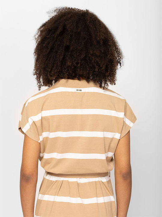 Midi Dress Beige