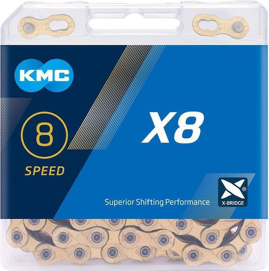 Kmc X8 Chain 8-Speed 116 Links
