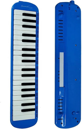 Melodice 32 De Clape Made Abs Pentru Începători 45 X 13 X 7 Cm Include Husă Suflantă Albastră