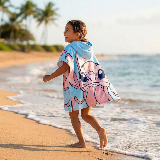 Πόντσο Θαλάσσης Disney Stitch 55x110εκ