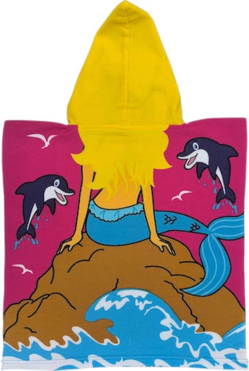 Mermaid of the Land Kids Poncho Hood Queen Mother