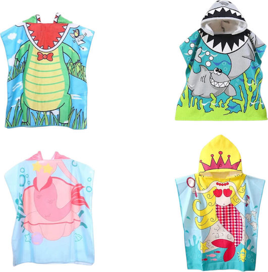 Splash Space Man Kinder Strandponcho Kapuzen Queen Mother