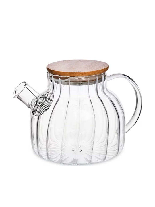 Glas-Teekanne Transparent 1000ml