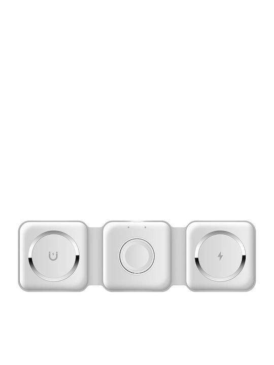 Charger for iPhone and Apple Watch White