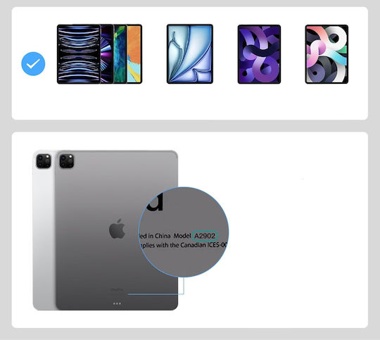 Flip Cover Dauerhafte mit Tastatur auf Spanisch für iPad Pro 10,9/11