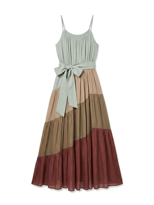 Summer Maxi Dress for Wedding Christening Multicolour