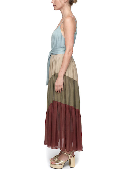Summer Maxi Dress for Wedding Christening Multicolour