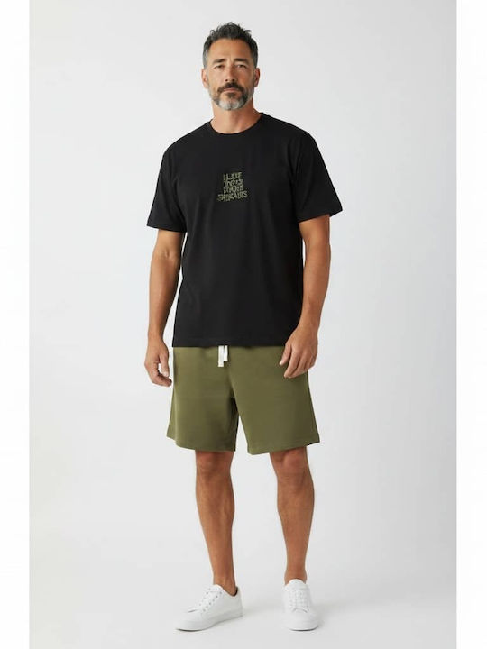 Sports Men's Shorts Set Olive/Black