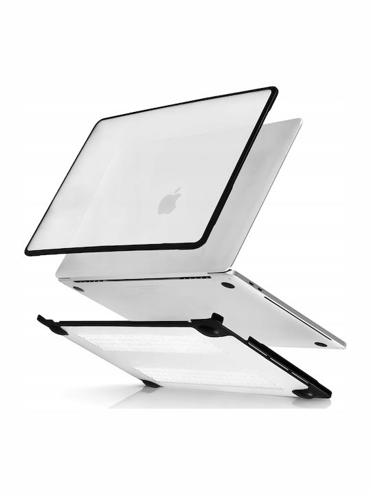 Newevo Matteguard Протективен Калъф Macbook Air 13 13.6" M2 2022 M3 2024 M4 2025 Съвместим A2681 A3113 A3240 Матово Покритие Против Пръстови Отпечатъци Премиум Защита Черен