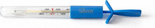 Sanity Rarus Thermometer mit Gallium Geeignet für Babys Silber