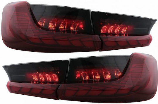 Taillights Set Bmw 3 G20 G28 M3 G80 18-22 Sedan Dynamic Signal Red Smoke Vland
