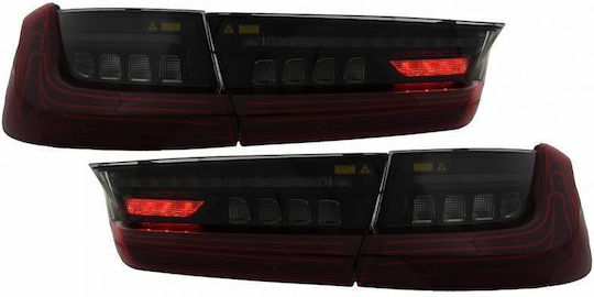 Taillights Set Bmw 3 G20 18-22 Sedan Laser Look Red Crystal Vland