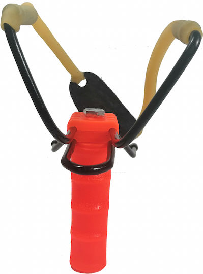 Set Profesional Praștie Metalică Suport Pentru Antebraț 300 Bile Metalice 11 Mm Depox 20 Cm Portocaliu