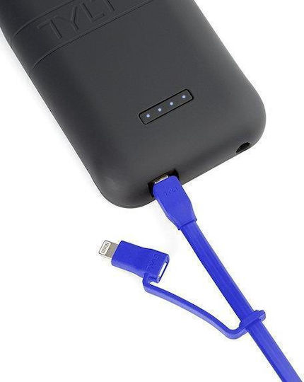 Tylt Flyp-duo Data Cable Lightning Microusb 1m Reversible Usb Blue