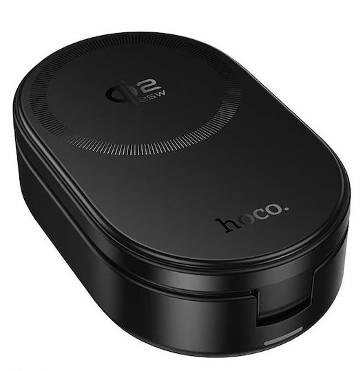 Hoco Ασύρματος Φορτιστής Qi2 25W Power Delivery Μαύρος (CQ23)