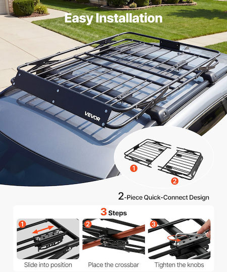 Vevor Car Roof Rack 129.5x91.4cm Universal